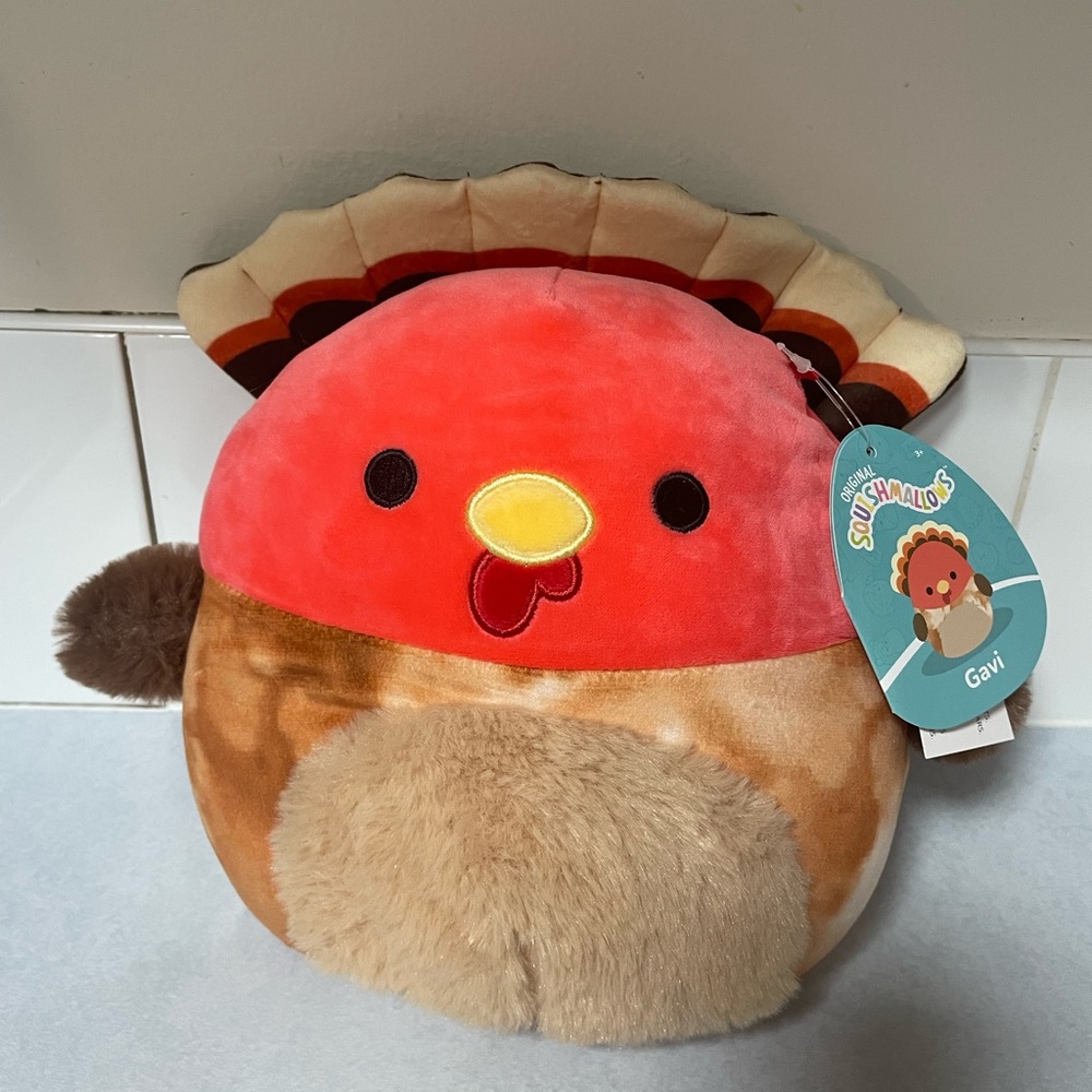 NWT Squishmallows Gavi Turkey Plush 2021